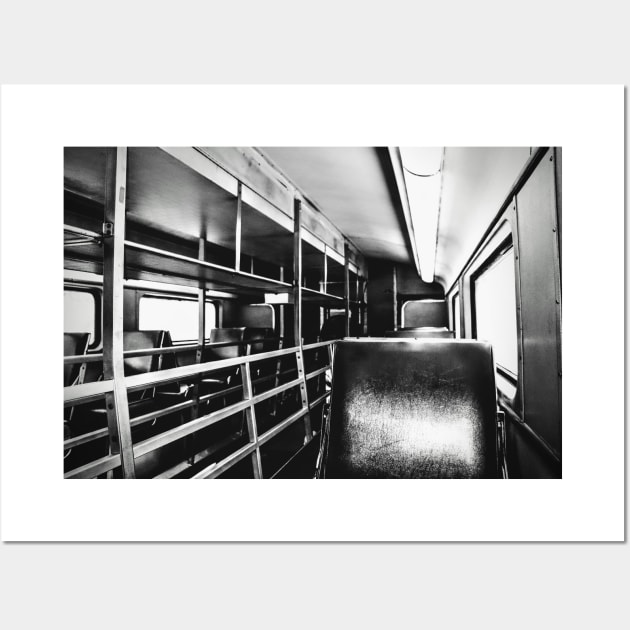 inside an empty train car Wall Art by rclsivcreative